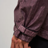 Giubbotto uomo Raw Linen Plated-Ovd viola 4100040 S0030V0011 STONE ISLAND 