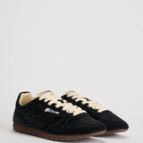 Sneakers donna Windspin in suede nera WSLW YN01 AUTRY 