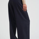 Pantalone donna Jounery gessato blu navy GWP01203 P00209850629 GOLDEN GOOSE 