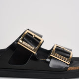 Sandali donna Arizona Droplet Buckle nero 1029353 BLACK BIRKENSTOCK 