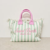 Borsa donna Colette a righe verde COLETTE 03756H MC2 SAINT BARTH 