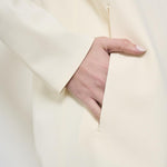Cappotto donna panna midi CA000521D 1200 HERNO 