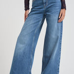 Jeans donna Lemony in denim PA0052FA B1H06I30BU ISABEL MARANT 
