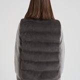 Piumino gilet eco fur donna PI002122D 9480 HERNO 