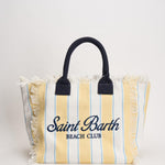 Borsa donna Vanity a righe gialla e bianca VANITY 02600L MC2 SAINT BARTH 