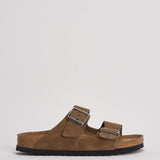 Sandalo uomo Arizona in suede marrone 1030865 DARK TEE BIRKENSTOCK 