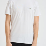 T-shirt uomo girocollo bianco TH6709 001 LACOSTE 