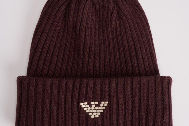Cappello uomo a costine nero EM002748 AF17000U6279 EMPORIO ARMANI 