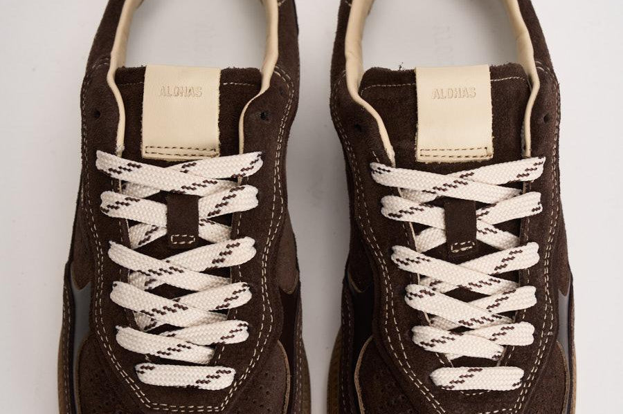 Sneakers donna in suede marrone S100471 52 ALOHAS 