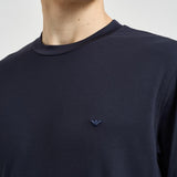 T-shirt uomo girocollo blu EM004586 AF13721UB118 EMPORIO ARMANI 