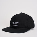Cappellino uomo nero con ricamo CP194 CO138BL DROLE DE MONSIEUR 