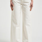 Jeans donna Manon dritti in denim bianco 10896 OFW25ECRU ANINE BING 