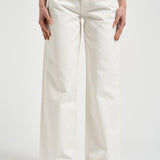 Jeans donna Manon dritti in denim bianco 10896 OFW25ECRU ANINE BING 