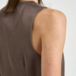 Gilet donna tortora A03031 01926151 PESERICO 