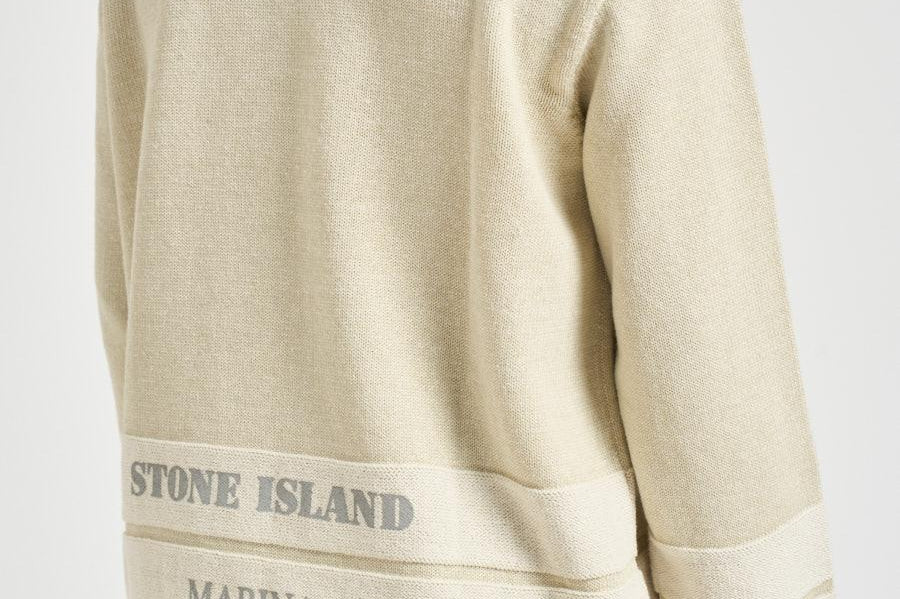 Maglia uomo girocollo panna 5100043 S00XGV0M93 STONE ISLAND 