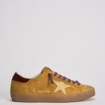 Sneakers uomo Super Star in suede cammello GMF00101 F00750482995 GOLDEN GOOSE 