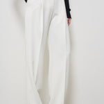 Pantalone donna bianco gamba dritta PA081 360 ELISABETTA FRANCHI 