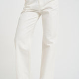 Jeans donna gamba dritta bianchi KOREABULL44 OFF WHITE HAIKURE 