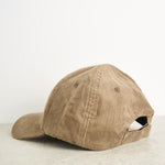 Cappello uomo baseball beige in velluto ACPU 55BC AUTRY 