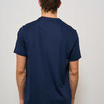 T-shirt uomo girocollo blu TH8920 166 LACOSTE 