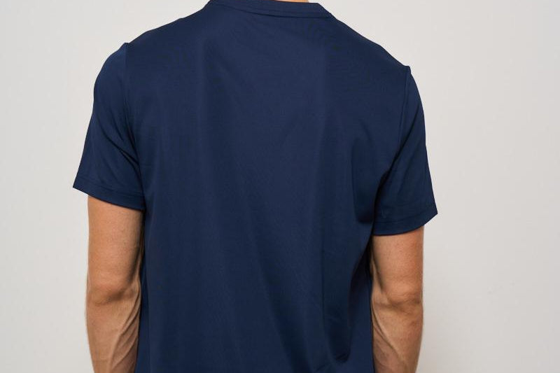 T-shirt uomo girocollo blu TH8920 166 LACOSTE 