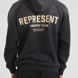 Felpa uomo con cappuccio grigia OCM4113 AGEDBLACK REPRESENT 