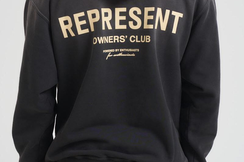 Felpa uomo con cappuccio grigia OCM4113 AGEDBLACK REPRESENT 
