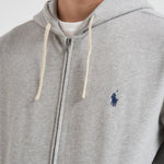 Felpa uomo con cappuccio grigia 710813297 002 RALPH LAUREN 