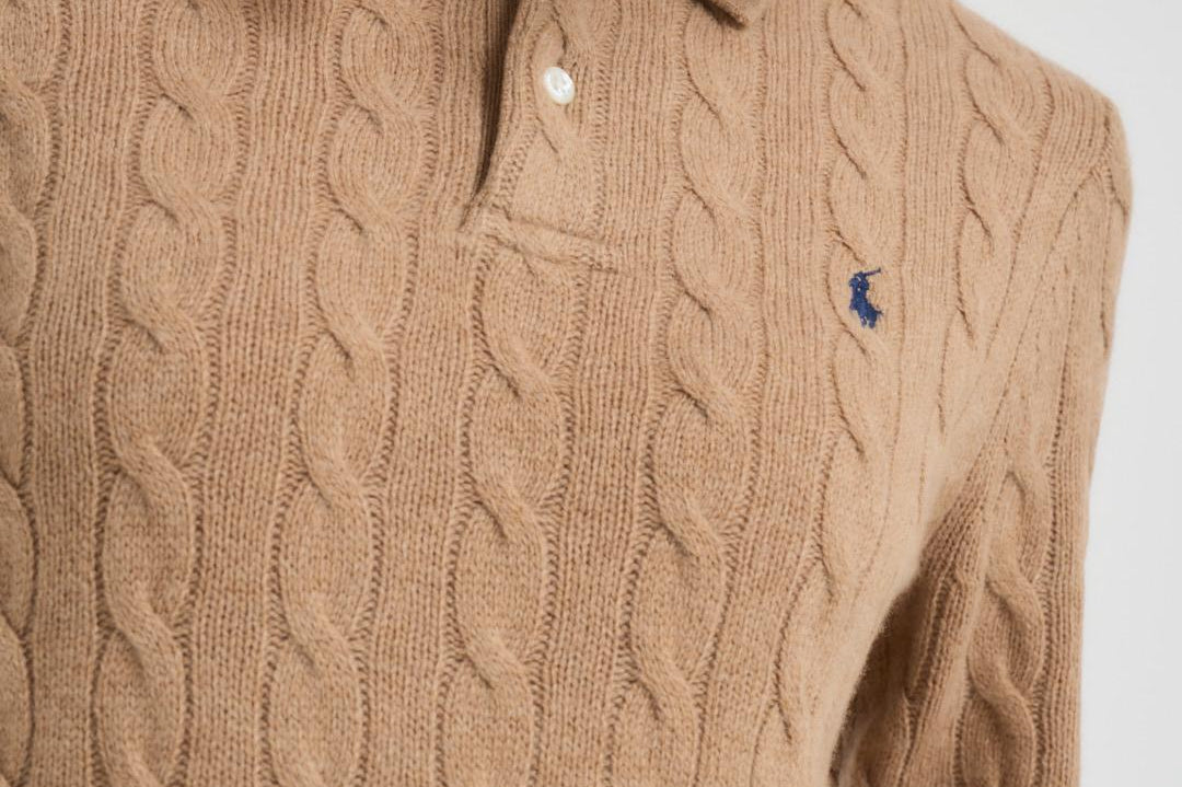 Maglia polo donna cammello 211972132 002 RALPH LAUREN 