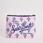 Pochette donna Aline a fantasia rosa ALINE 00992L MC2 SAINT BARTH 