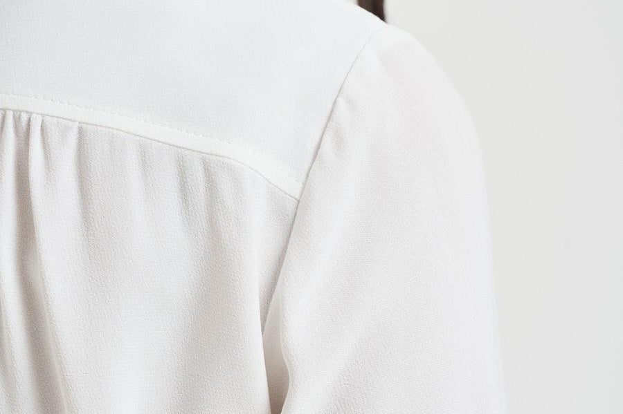 Camicia donna con foulard bianca CA146 360 ELISABETTA FRANCHI 