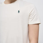T-shirt uomo girocollo panna 710671438 421 RALPH LAUREN 