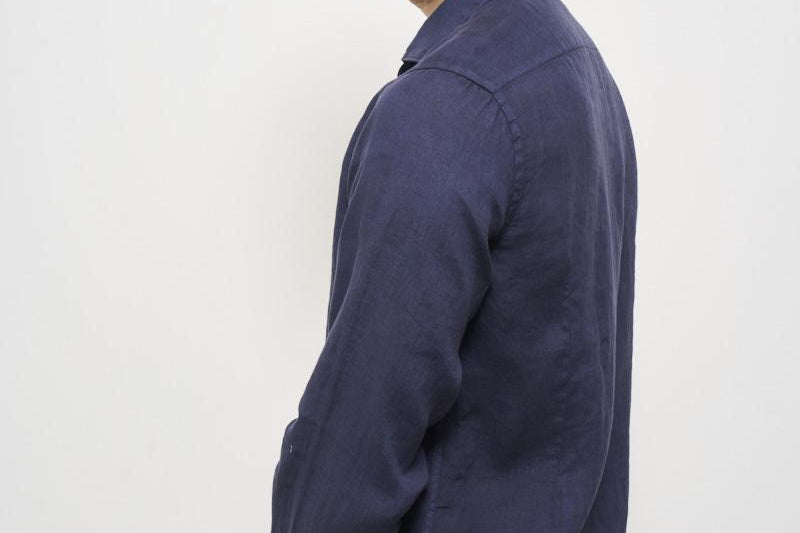 Camicia uomo blu X66TNW UE7 ACCADEMIE TESSILI 