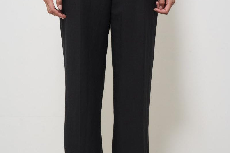 Pantalone donna nero con pinces SIMONA UB1754BLACK BERWICH 
