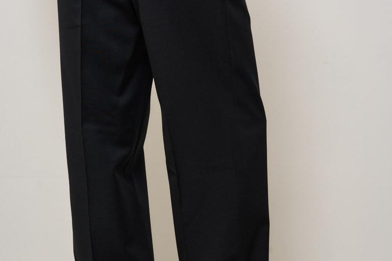Pantalone uomo dritto nero BP165 PL127BL DROLE DE MONSIEUR 