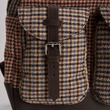 Zaino uomo pied de poule marrone CODY PIED DE POULEMIX MC2 SAINT BARTH 