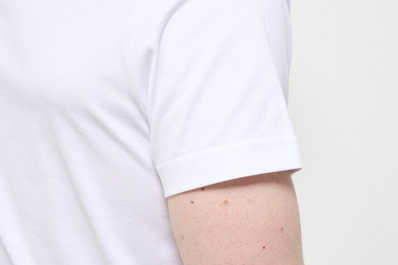 T-shirt uomo girocollo bianca US198 JF0271UZL4000 DONDUP 