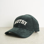 Cappello uomo baseball verde in velluto ACPU 55BJ AUTRY 