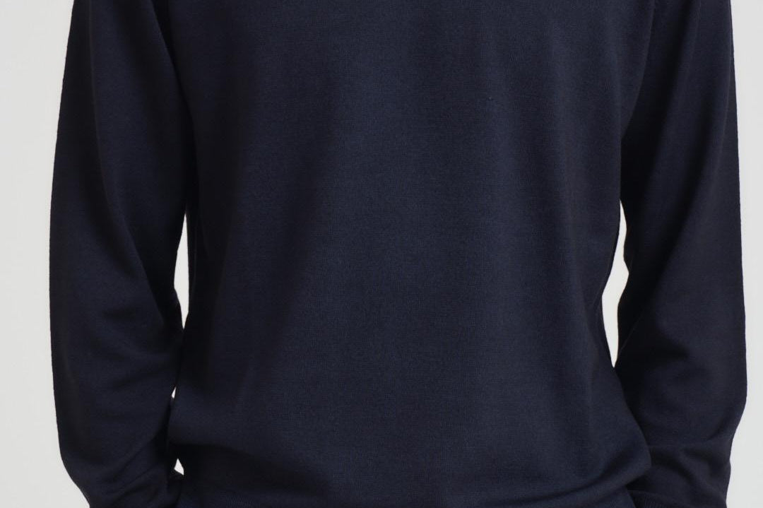 Maglia uomo girocollo blu scuro GC1MLL WM12RV890 FILIPPO DE LAURENTIS 