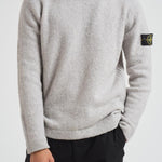 Maglia uomo girocollo grigio chiaro 5100056 S00N2V0M64 STONE ISLAND 