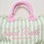Borsa donna Vanity a righe verde VANITY 03756H MC2 SAINT BARTH 