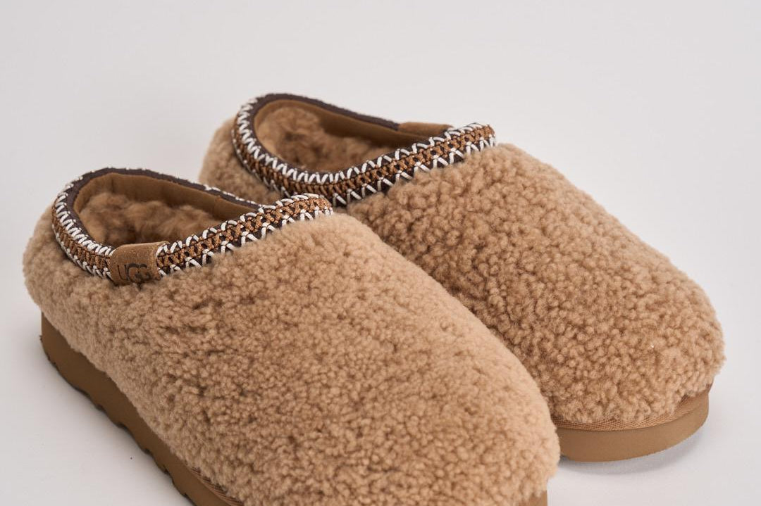 Mule donna Tasman Curly cammello 1158356 CHESTNUT UGG 