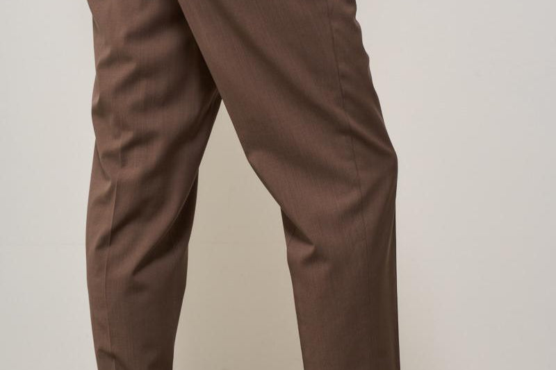 Pantalone uomo carrot fit marrone IRNO 257127 SANTANIELLO 