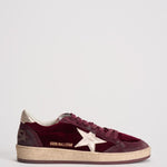 Sneakers Ballstar donna bordeaux GWF00117 F00747640533 GOLDEN GOOSE 