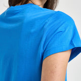 T-shirt donna girocollo azzurro 211B14605 004 RALPH LAUREN 