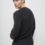 Maglia uomo a costine grigia A17512 0AKBQ900 DIESEL 