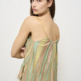 Top donna lamé verde 13920 6014 FORTE FORTE 