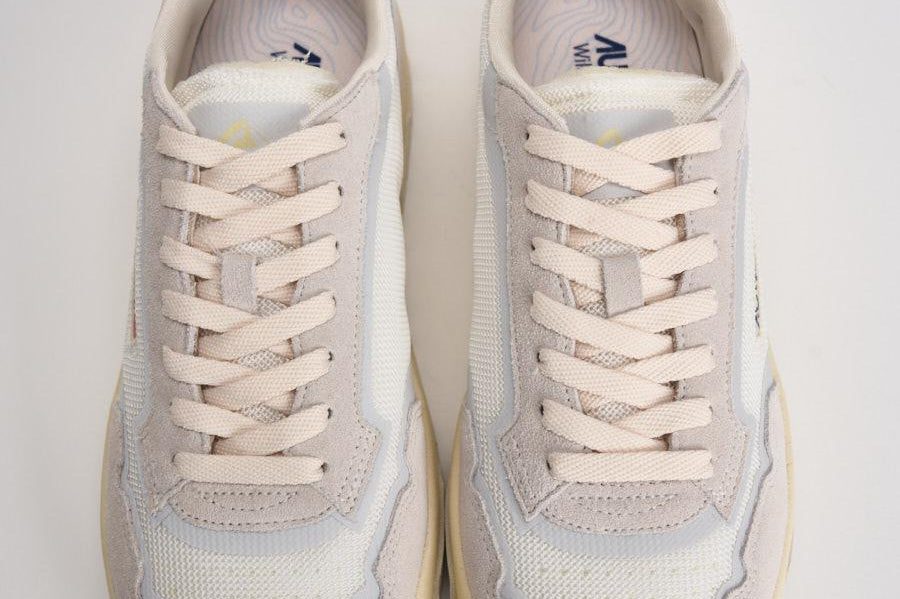 Sneakers uomo Wildpace bianco e beige LDLM AK01 AUTRY 