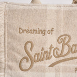 Borsa donna Vanity Felt beige VANITYFELT CHECK1110 MC2 SAINT BARTH 