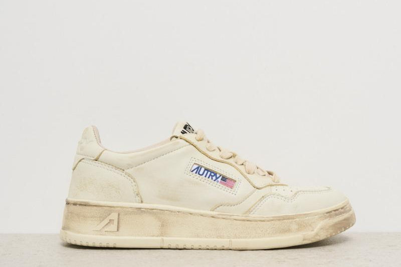 Sneakers donna Super vintage avorio AVLW GE01 AUTRY 